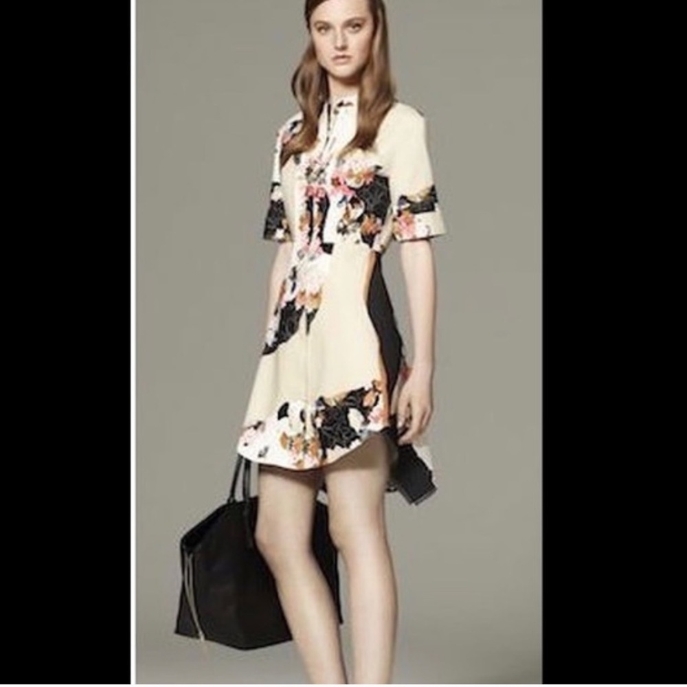 3.1 Phillip Lim for Target Shirt Dress in Paper Floral Print - Picture 4 of 5
